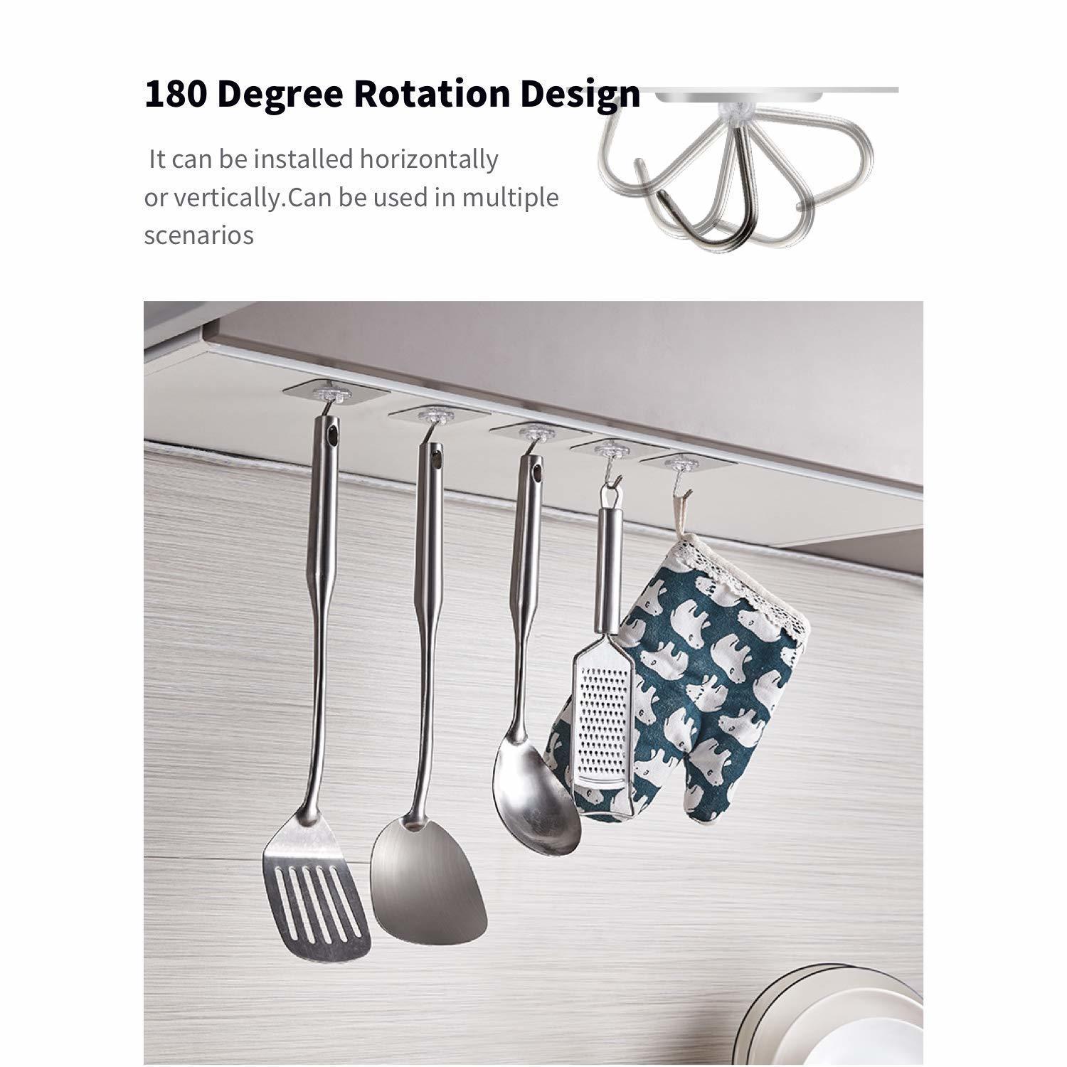 Adhesive Sticker Abs Steel Hook