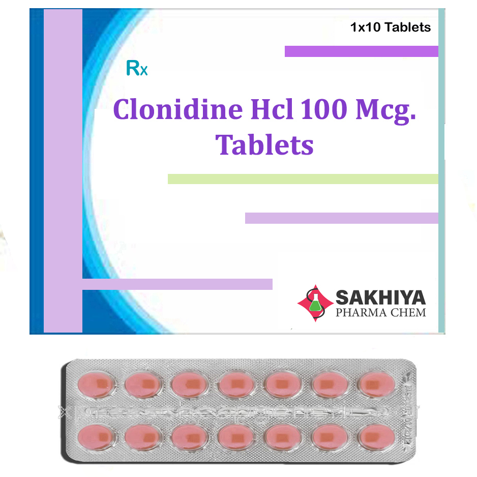 Clonidine Hcl 100 Mcg. Tablets