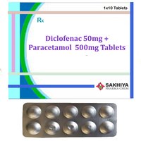 Diclofenac 50mg + Paracetamol 500mg Tablets