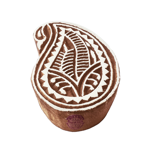 Paisley Wooden Block Printing Stamps