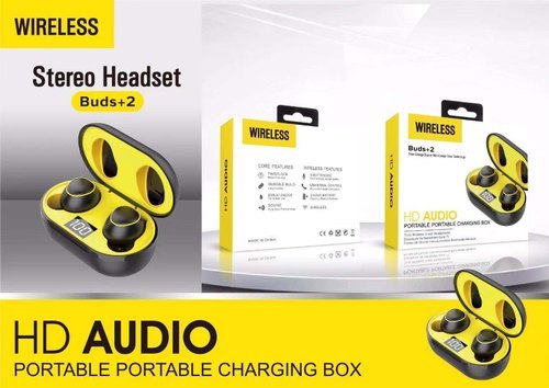Earbuds Buds+2 Stereo Wireless Bluetooth Headset Body Material: Abs