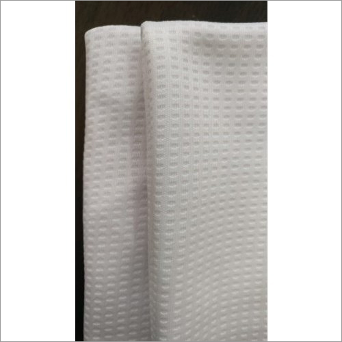 White Waffle Fabric - Waffle Fabric Material As Per Requirement KG | Exceptionally Soft Ideal for Garment Industries Versatile Use