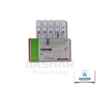 Tropine 0.6mg Injection - Liquid Formulation | Hospital Use For Bradycardia, Cardiac Arrest Treatment, Antidote For Insecticide Poisoning