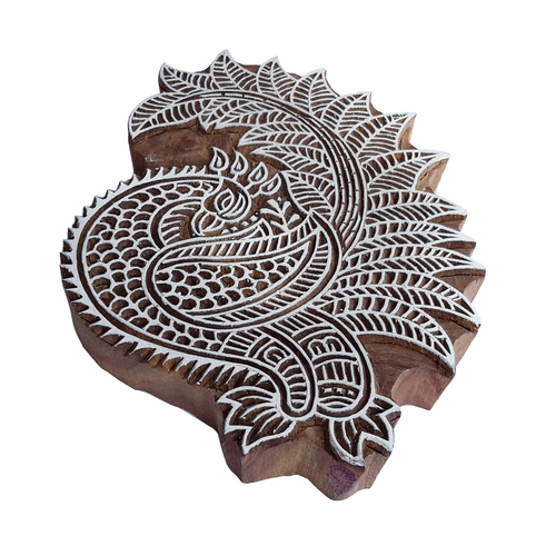 Large Animal Wooden Block Printing Stamps