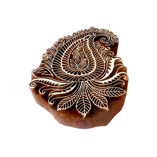 Large Paisley Wooden Block Printing Stamps
