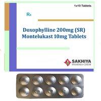 Doxofylline 200mg (SR) + Montelukast 10mg Tablets