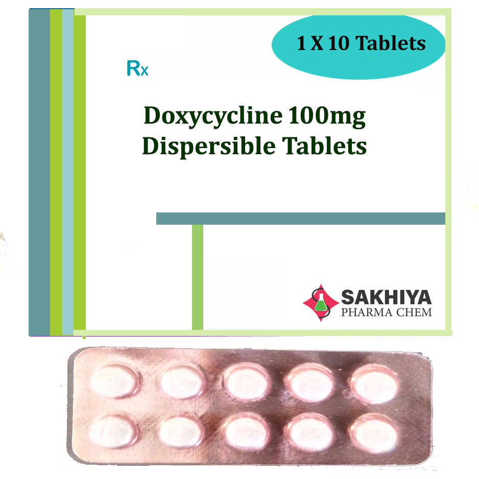 Doxycycline Dispersible 100mg Tablets