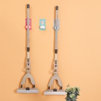 Mop & Broom Holder, Cartoon Sticker Broom Organizer Hanger