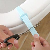 Toilet Seat Lifter Band Foldable Toilet Cover Seat Lid Lifter Handle Bathroom Accessories