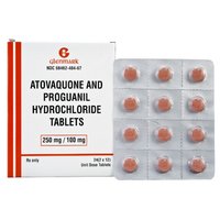 Atovaquone/proguanil Hydrochloride - Anti-malaria Tablets, Prophylaxis Against Plasmodium Falciparum, Suitable For All Ages, Store In Cool Dry Place