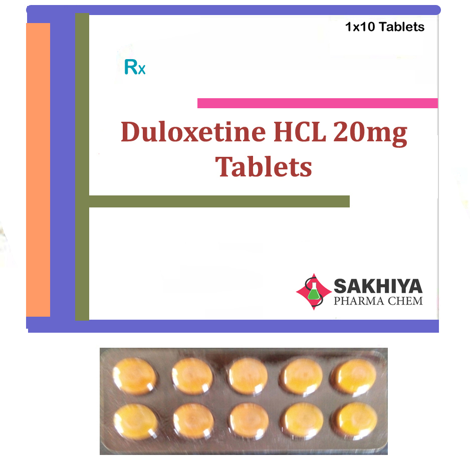 Duloxetine HCL 20mg Tablets