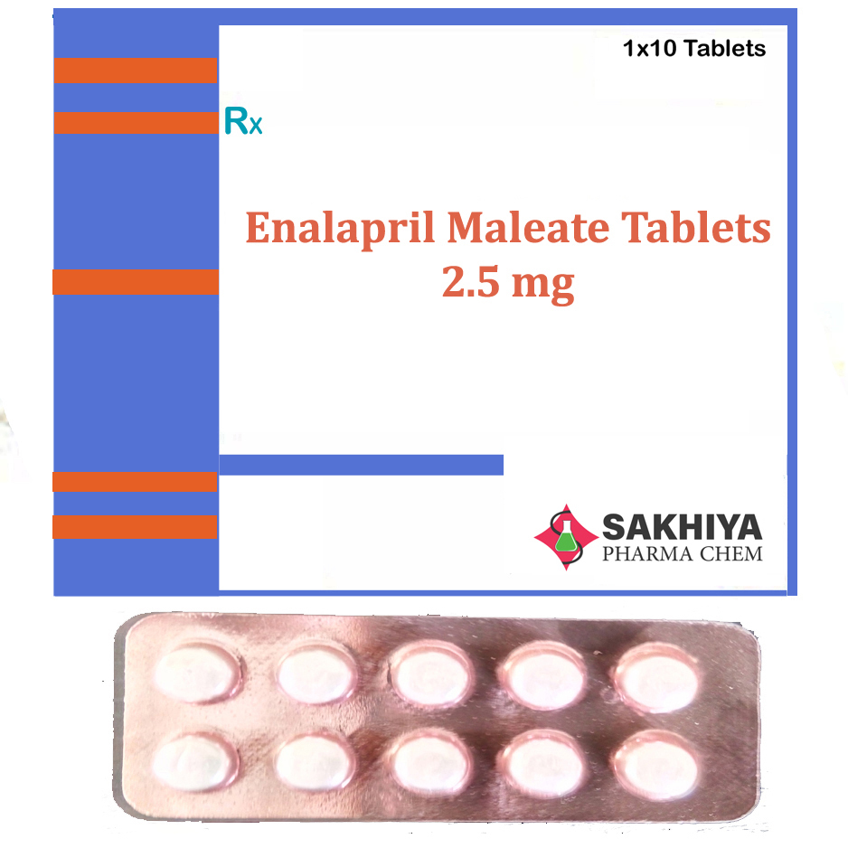 Enalapril Maleate 2.5mg Tablets