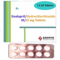 Enalapril Maleate 10mg + Hydorchlorthiazide 15mg Tablets