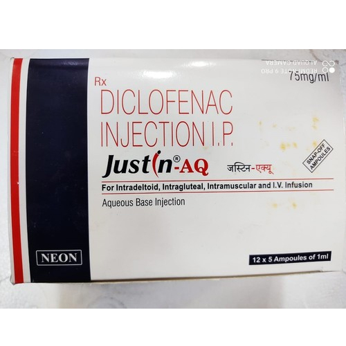 Justin-Aq 75Mg/1Ml - Recommended For: Hospital