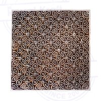 6 Inch Large Square Wooden Block Printing Stamps