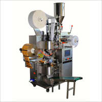 Automatic Teabag Packing Machine With Thread Tag And Outer Envelope