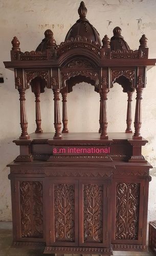 Wooden Cabinet Temple in Teakwood