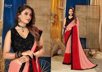 Saroj Textiles Bollywood Georgette Designer Saree Catalog