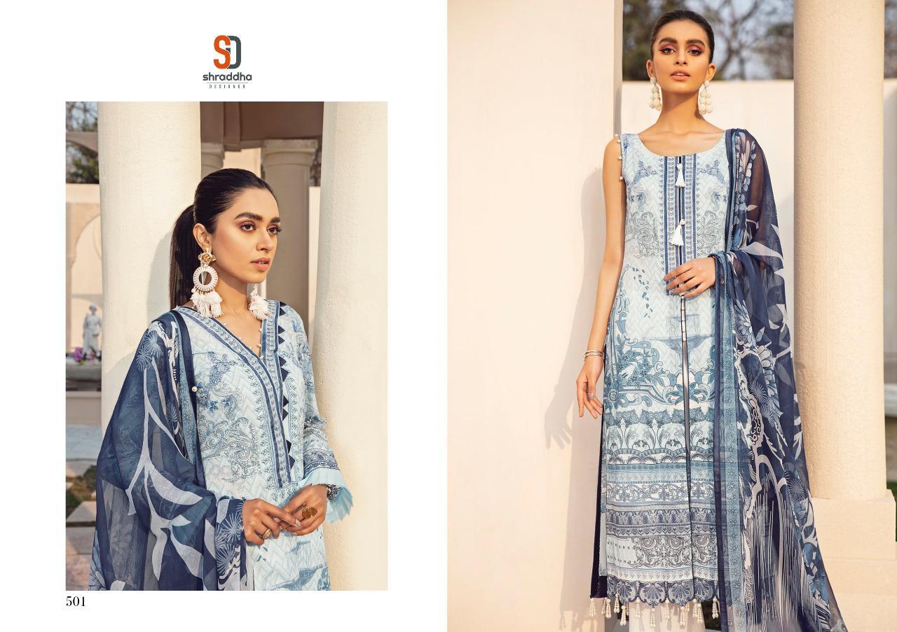 Shraddha Designer Vintage Vol 5 Lawn Cotton Printed Embroidery Pakistani Suit Catalog