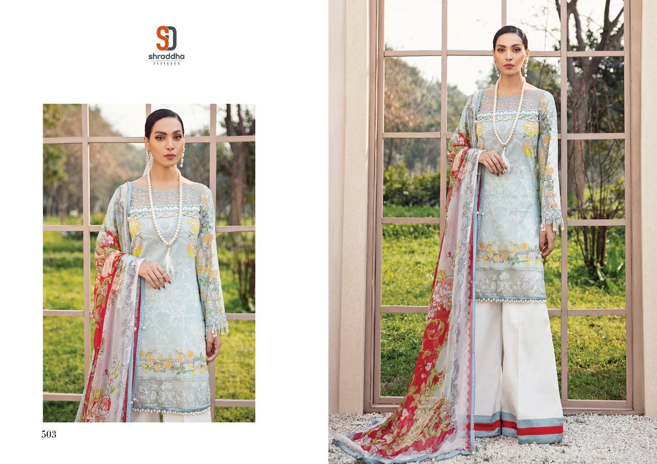Shraddha Designer Vintage Vol 5 Lawn Cotton Printed Embroidery Pakistani Suit Catalog