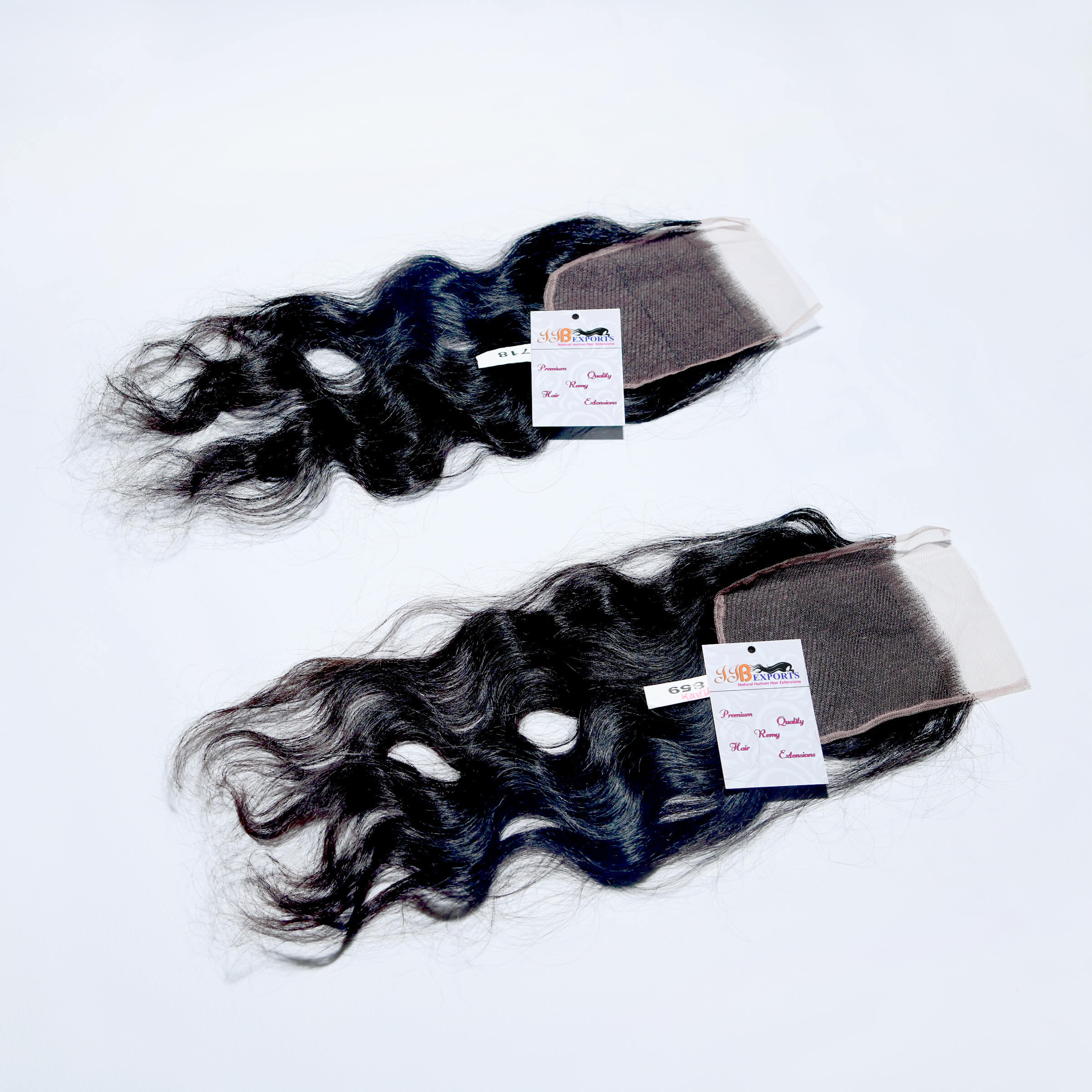 4*4 Hd Swiss Lace Closure, 100% Cuticle Aligned Indian Natural Human Hair