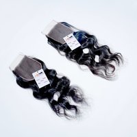Wholesale Natural Color Virgin Cuticle Aligned Human Hair Bundles With Swiss Hd Lace Closure