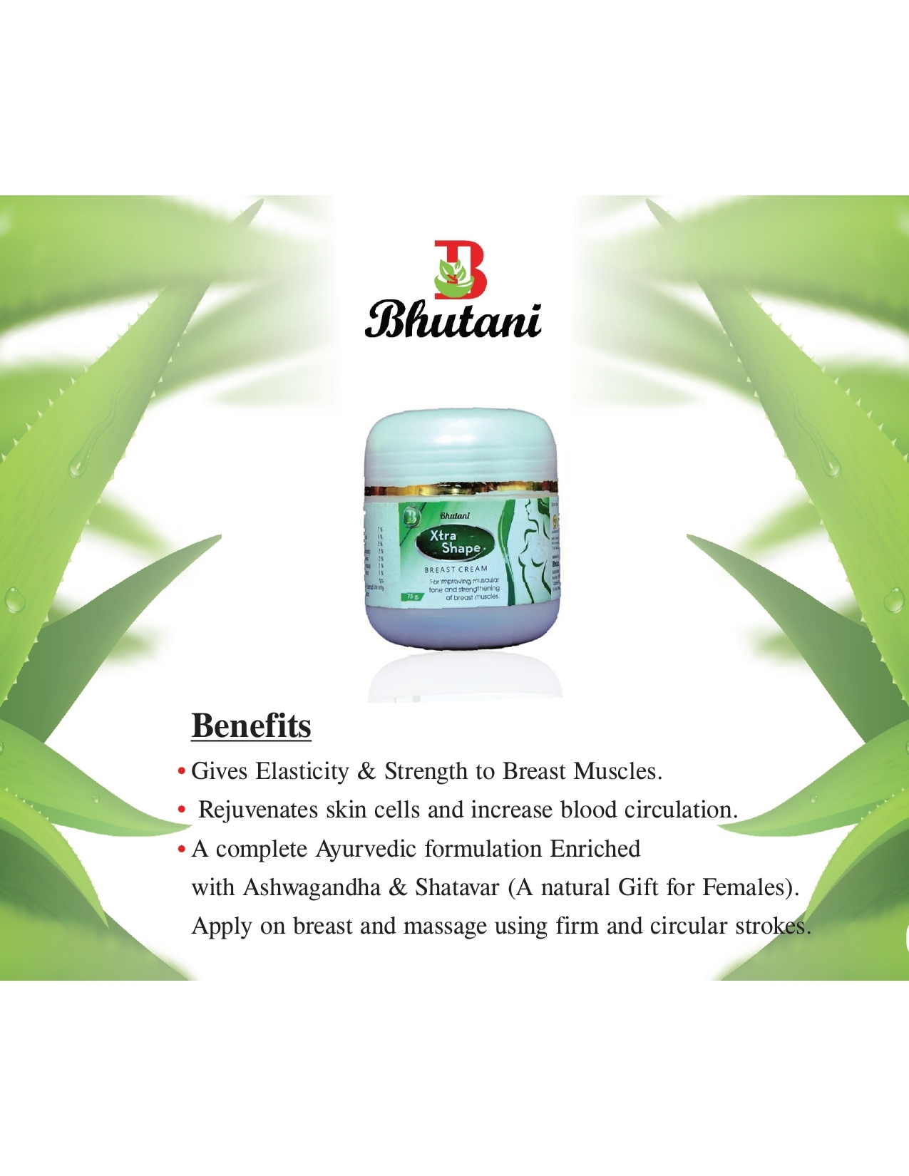 Bhutani xtra shape breast cream