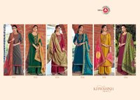 Triple Aaa Khwahish Vol 3 Prampara Silk With Khatli Work Dress Material Catalog