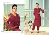 Vamika Nx Magic Pure Viscose Kurti With Bottom Catalog