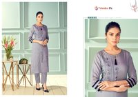 Vamika Nx Magic Pure Viscose Kurti With Bottom Catalog