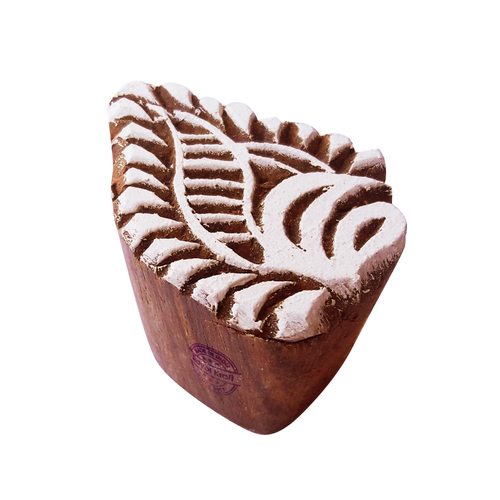 Small Floral Wooden Block Printing Stamps