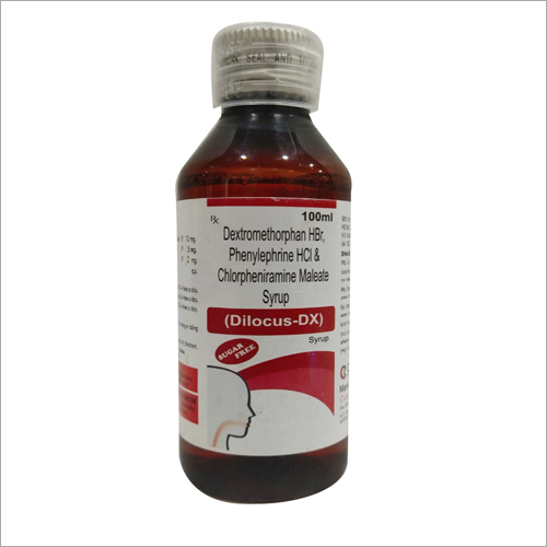 100 ml Dextromethorphn HBr Phenylephrine HCI and Chlorpheniramine Maleate Syrup By CURASIA MEDILABS PRIVATE LIMITED