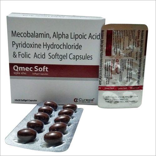Methylcobalamin Alpha Lipoic Acid Pyridoxine Hydrochloride and Folic Acid Softgel Capsules