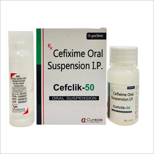 30 ml Cefixime Oral Suspension IP Syrup