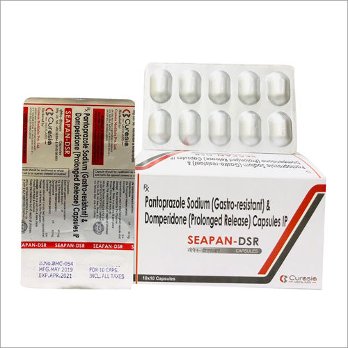 Pantoprazole Sodium(Gastro Resistant) and Domperidone(Prolonged Release) Capsules