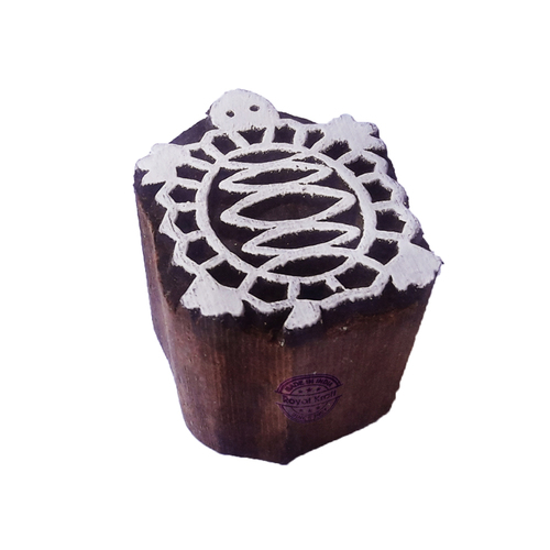 Small Tortoise Wooden Block Printing Stamps