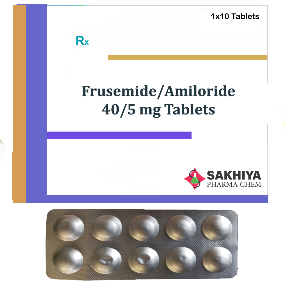 Furosemide 40mg + Amiloride 5mg Tablets