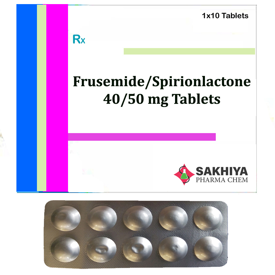 Furosemide 40mg + Spironolactone 50mg Tablets