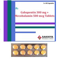 Gabapentin 300mg + Mecobalamin 500mcg Tablets