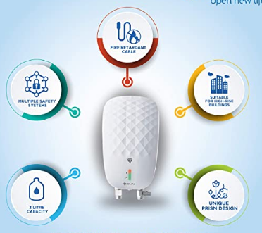 Bajaj Juvel Instant 3 Ltr Vertical Water Heater,
