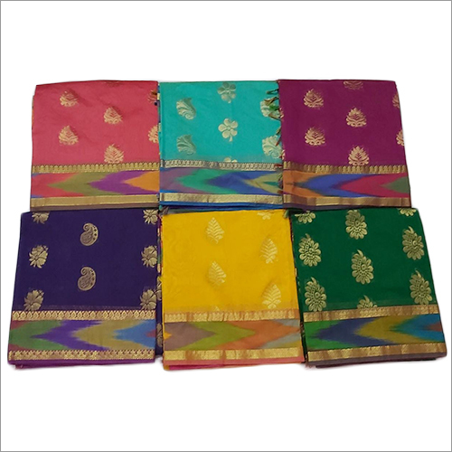 15-20 Border Tie And Die Saree With Blouse