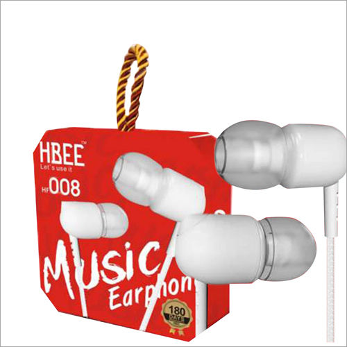 White High Bass Earphone