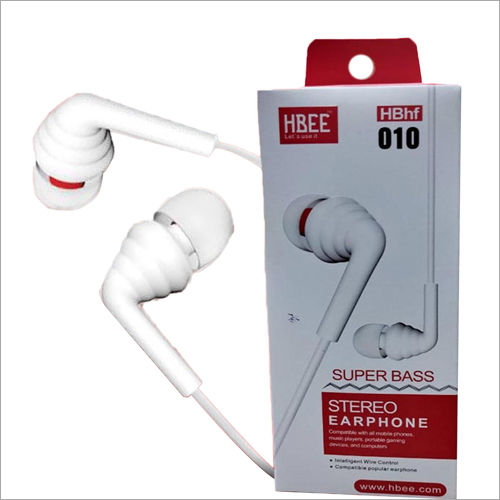 White Stereo Earphone