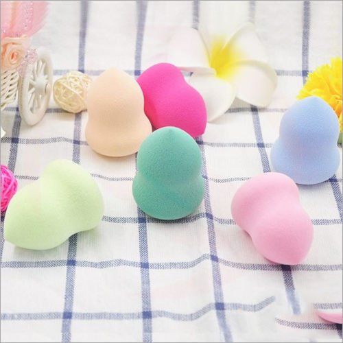 Multicolour Gourd Type Makeup Sponges