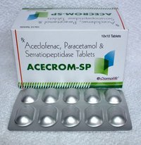 Aceclofenac Serrtiopeptidase Paracetamol Tablets