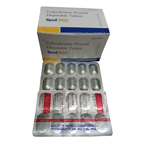 Cefpodoxime Proxetil Dispersible Tablets
