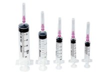 Hypodermic Syringe - Medical Grade Virgin Polypropylene, 1-50ml Sizes, Clear Transparent Chamber, Sharp Triple Facetted Beveled Tip, Sterile & Individually Packed, Leak-proof Design