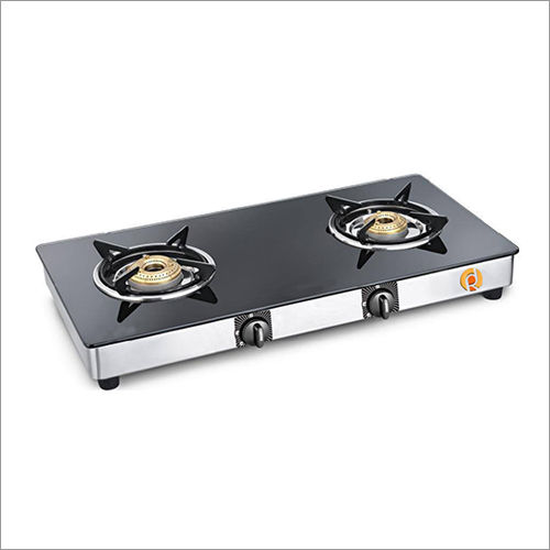 Black 2 Burner Glass Cooktop