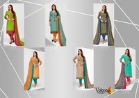 Volono Trendz Rangrez Vol 1 Cotton Print With Embroidery Dress Material Catalog