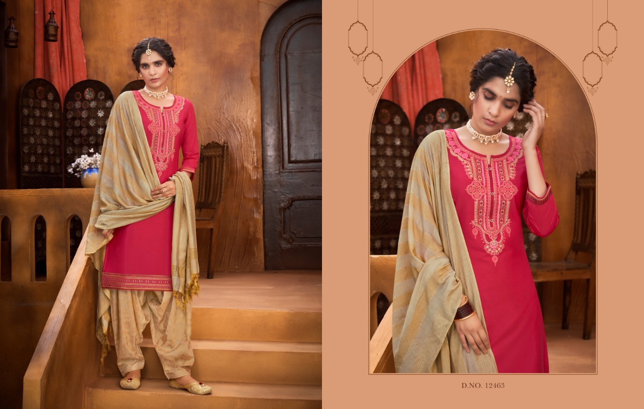 Kalaroop Rivaaz Patiyala Vol 6 Jam Silk With Work Readymade Suit Catalog